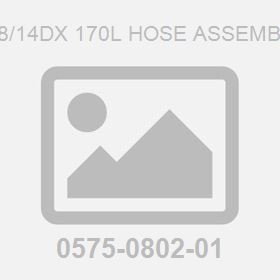 M 8/14Dx 170L Hose Assembly